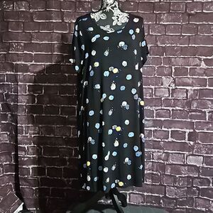 Amazon Essentials Short Sleeve Floral Print Casual Dress size 2X NWT